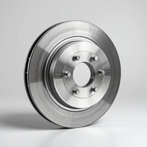 After photo of new brake pads and a clean, smooth rotor, ensuring safe and reliable braking performance.